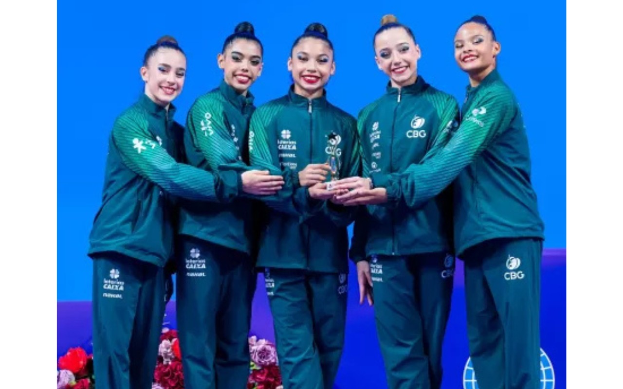 Seleção brasileira de ginástica rítmica conquistou medalha de prata no Mundial