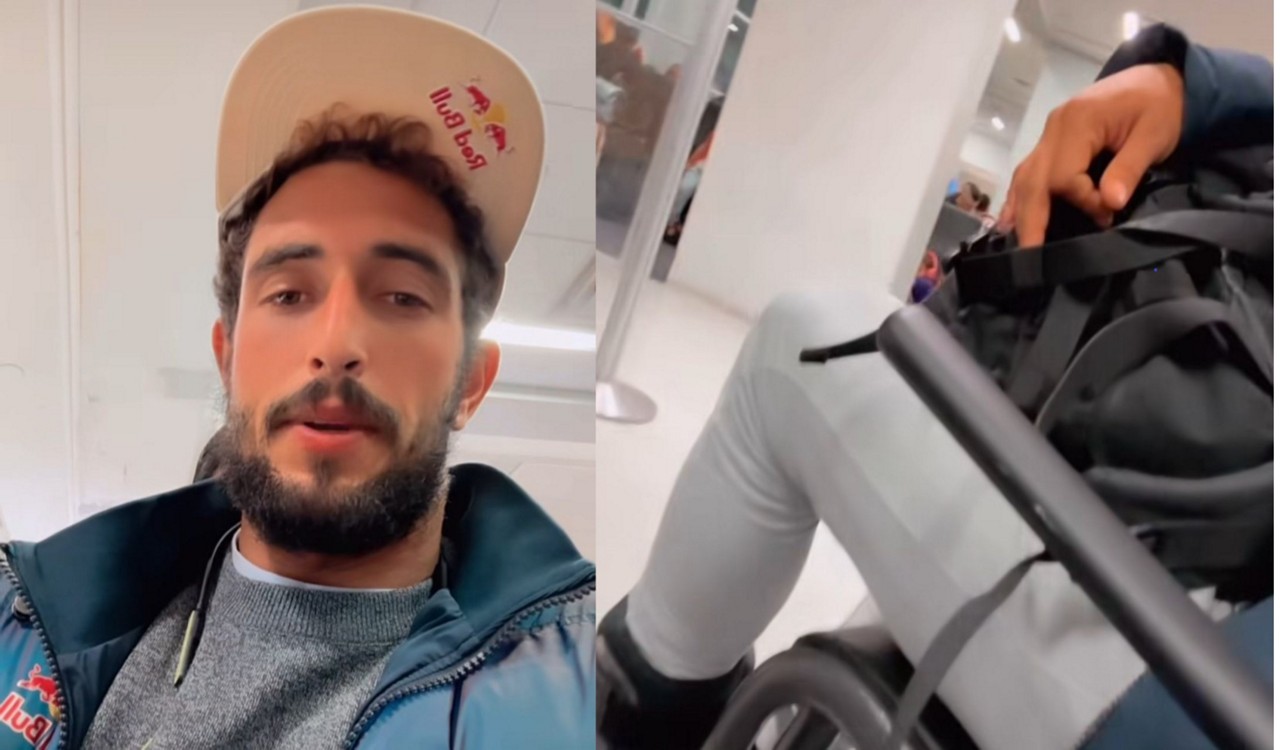 Lucas Chumbo posta vídeo em cadeira de rodas após acidente 