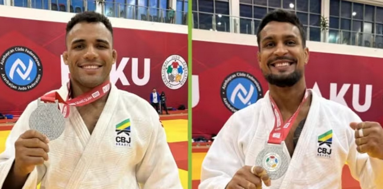 Marcelo Fronckowiak e Leonardo Gonçalves levaram medalhas no Grand Slam de Baku, no Azerbaijão
