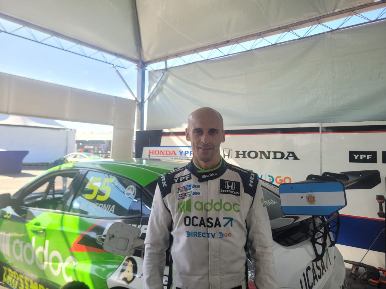 Mariano Pernía, ex-jogador de futebol e atual piloto da TCR South America