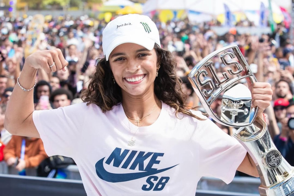 Rayssa Leal conquistou título da SLS com 21,8 pontos em Brasília
