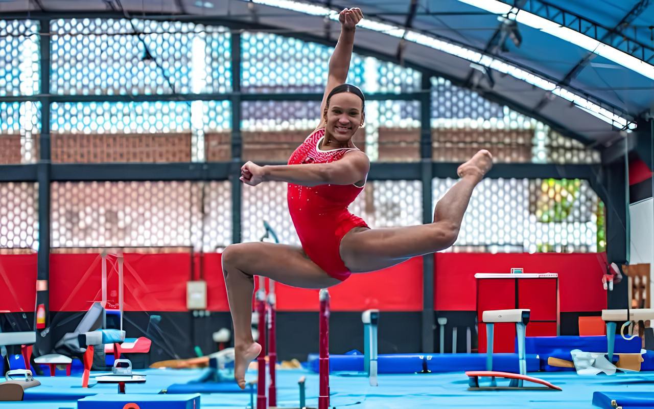 Rebeca Andrade é atleta do Flamengo desde 2011