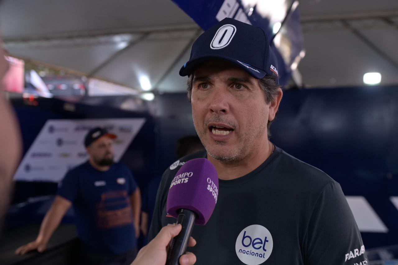 Cacá Bueno em entrevista ao O TEMPO Sports no Gigante da Pampulha