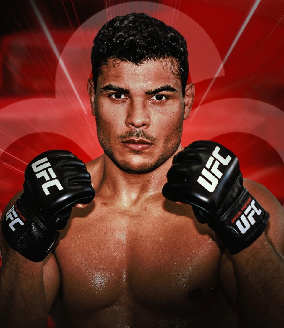 Mineiro Paulo Borrachinha está confirmado no UFC 317, em Las Vegas
