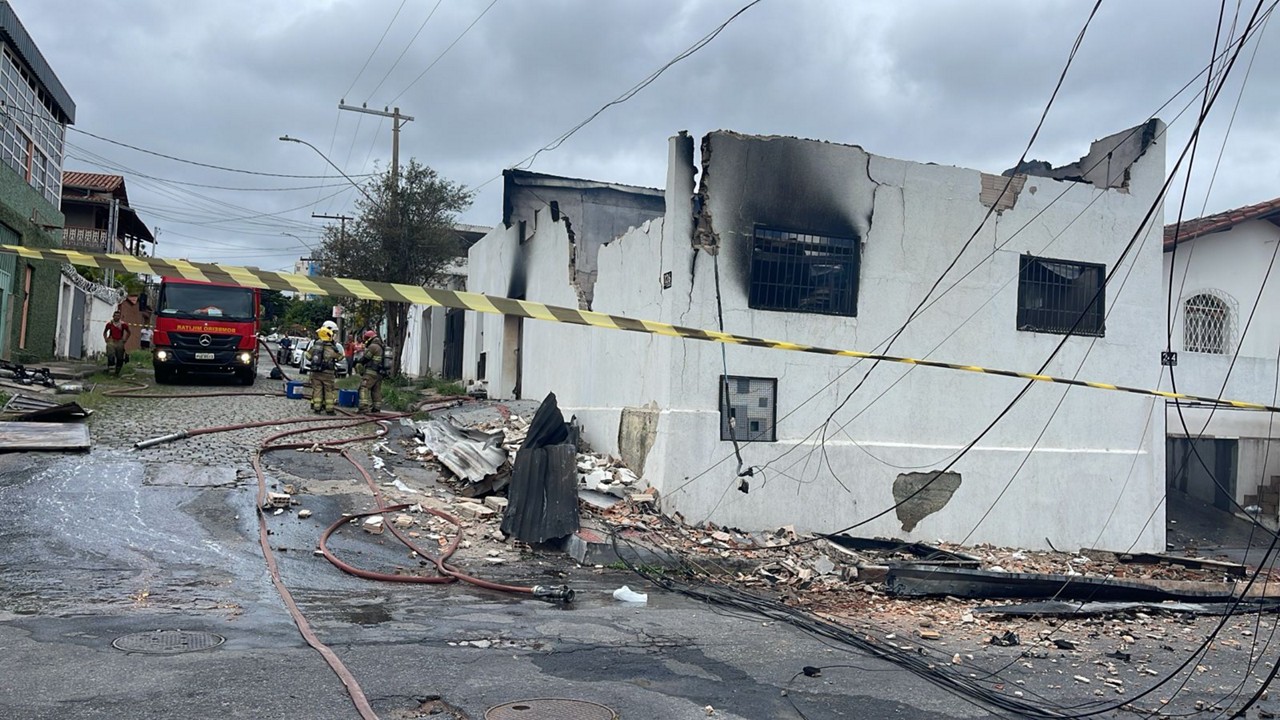 Incêndio no bairro Esplanada, em BH