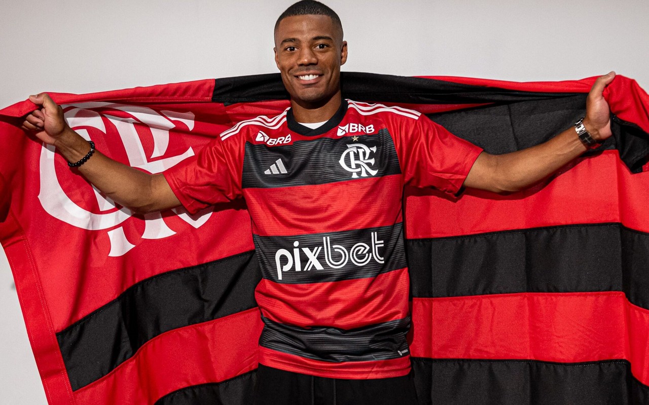 Apresentação de De La Cruz no Flamengo (Foto: Divulgação)