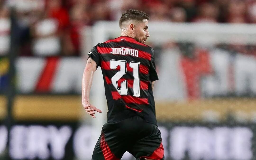 Jorginho em ação pelo Flamengo no Mundial de Clubes (Foto: Reprodução)