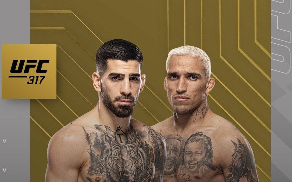 Ilia Topiuria e Charles do Bronx vão se enfrentar no combate principal do UFC 317 (Foto: Reprodução/UFC)