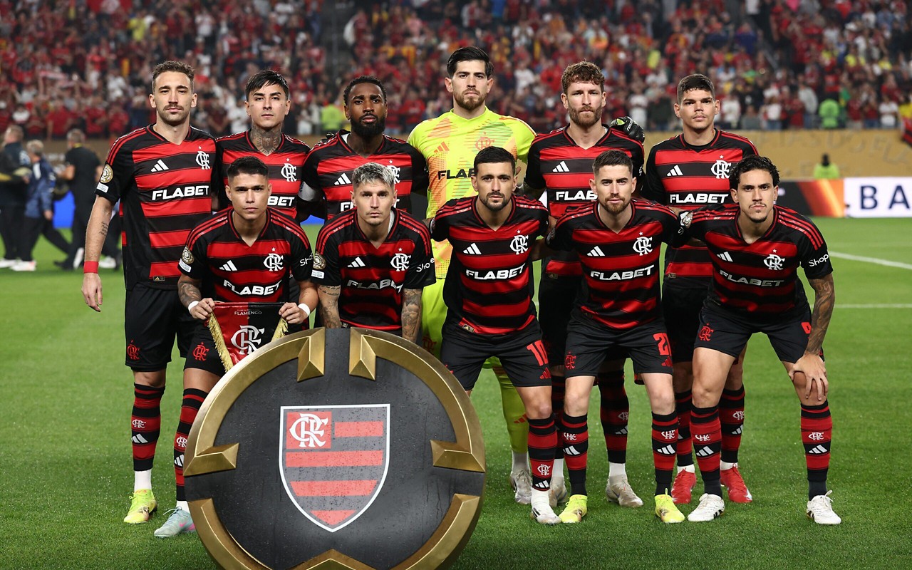 Flamengo estreou com vitória sobre o Espérance no Mundial de Clubes (Foto: FRANCK FIFE/AFP)