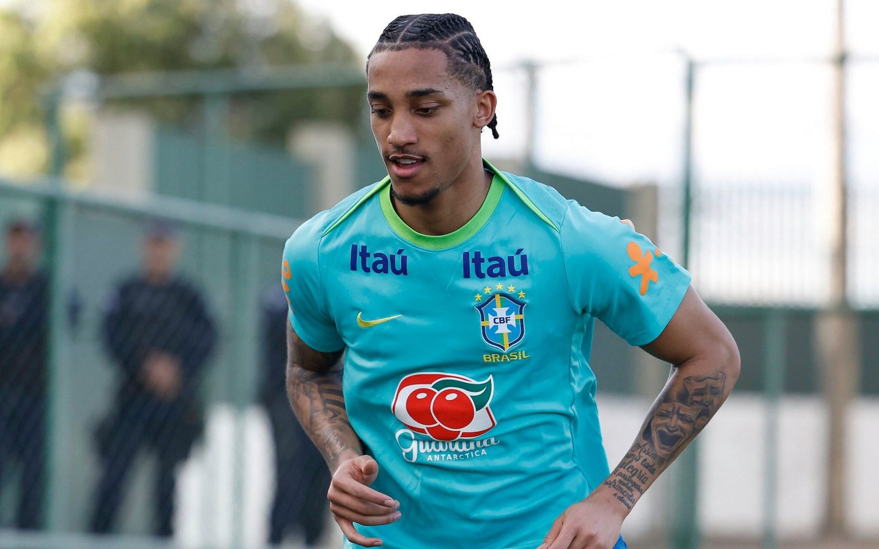 João Pedro será o camisa 9 do Brasil contra Colômbia e Argentina. (Foto: Rafael Ribeiro/CBF)