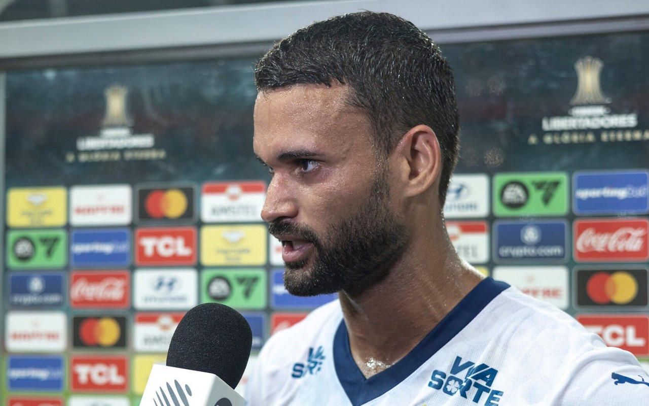 Entrevista de Willian José pelo Bahia (Foto: Letícia Martins / EC Bahia)