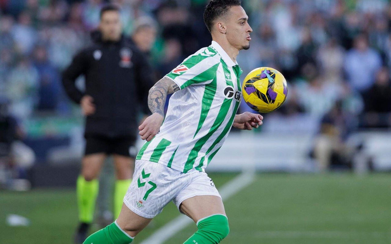 Antony foi expulso no jogo do Betis (Foto: Reprodução/Real Betis)
