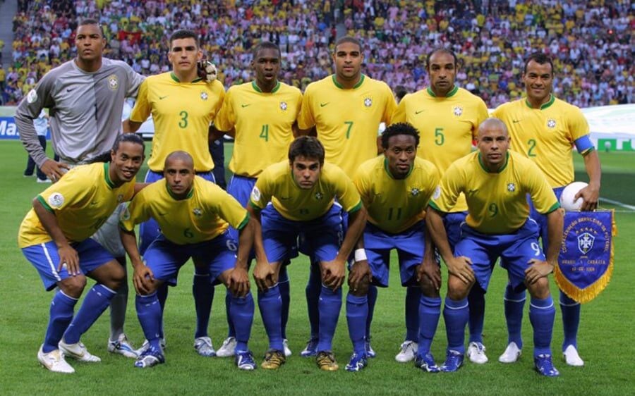 Seleção Brasileira de 2006 (Foto: AFP / VANDERLEI ALMEIDA)