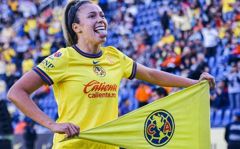 Priscila, atacante do América-MEX, anuncia pausa na carreira (Foto: Divulgação/América)