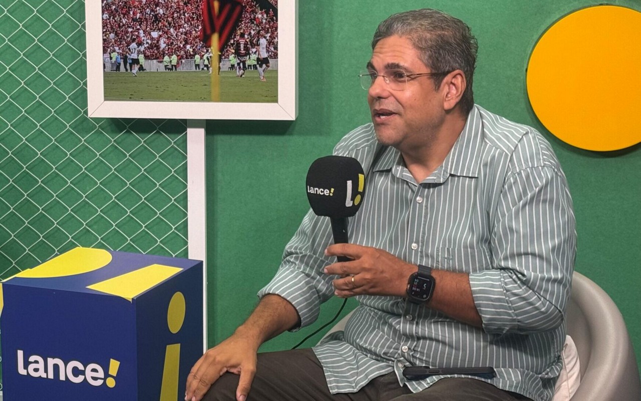 João Guilherme é narrador da FlamengoTV desde janeiro (Foto: Lance!)