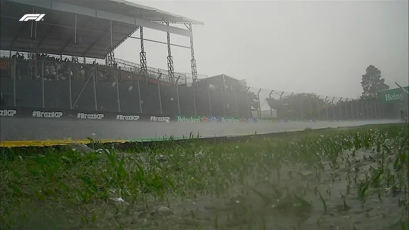 Chuva atrasou treinos em Interlagos