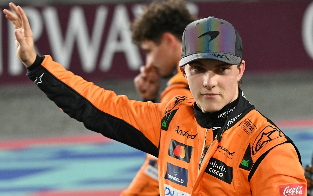 Oscar Piastri, da McLaren, no GP do Catar da Fórmula 1 (Foto: Andrej Isakovic / AFP)