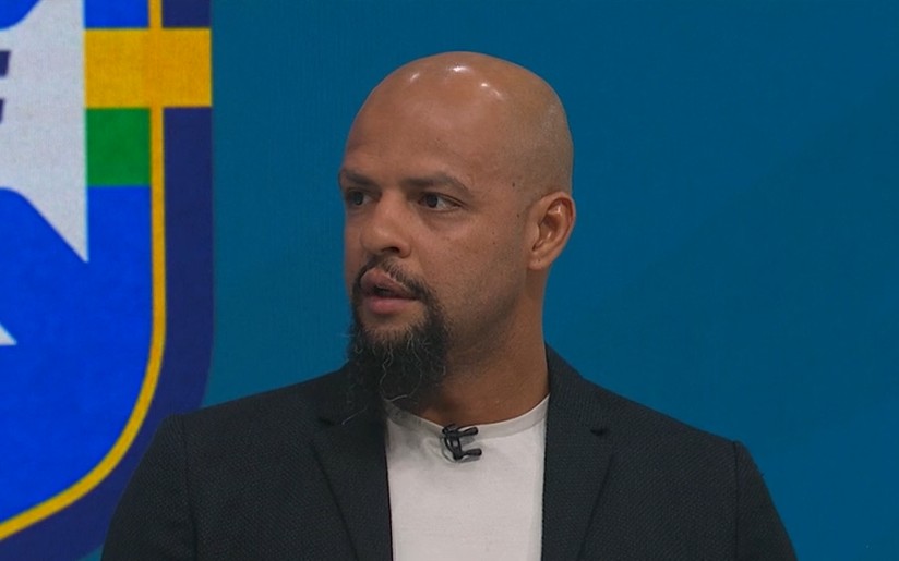 Felipe Melo em programa no SporTV (Foto: Reprodução/SporTV)