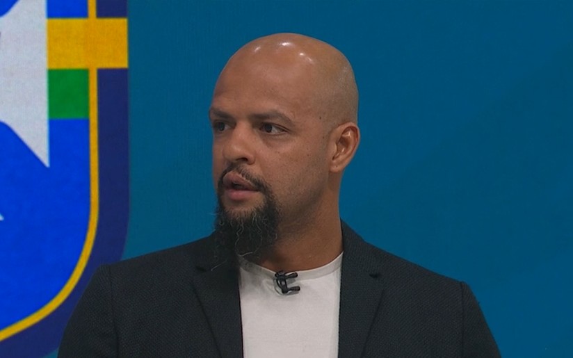 Felipe Melo detonou trabalho de técnico recém demitido na Série A (Foto: Reprodução/Sportv)