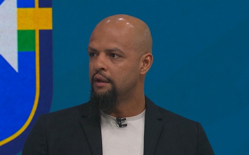 Felipe Melo durante programa do Sportv (Foto: Reprodução/Sportv)