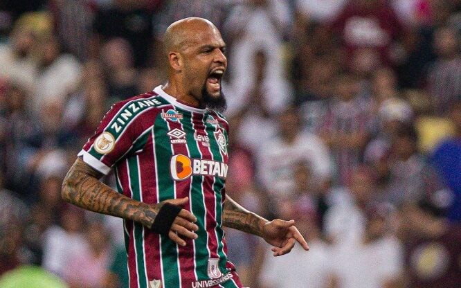 Felipe Melo durante ação pelo Fluminense (Foto: MARCELO GONÇALVES / FLUMINENSE FC)