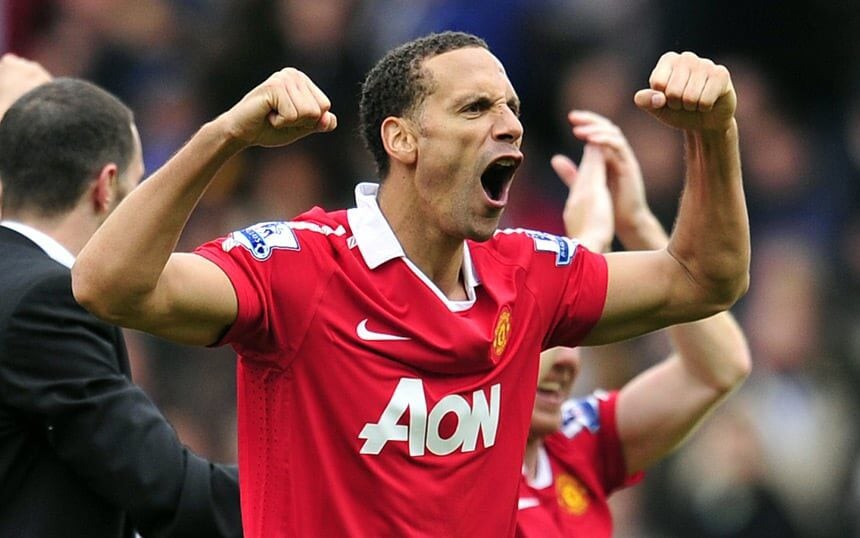 Rio Ferdinand é ídolo do Manchester United (Foto: GLYN KIRK / AFP)