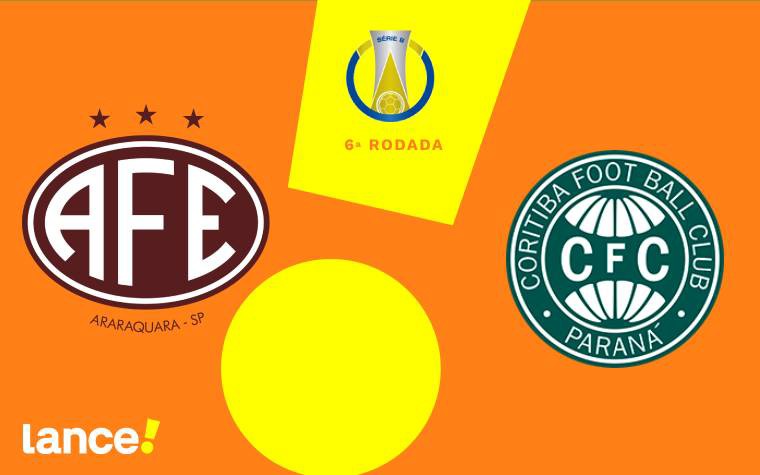 Ferroviária e Coritiba se enfrentam nesta sexta-feira, pela Série B. Foto: Arte Lance!