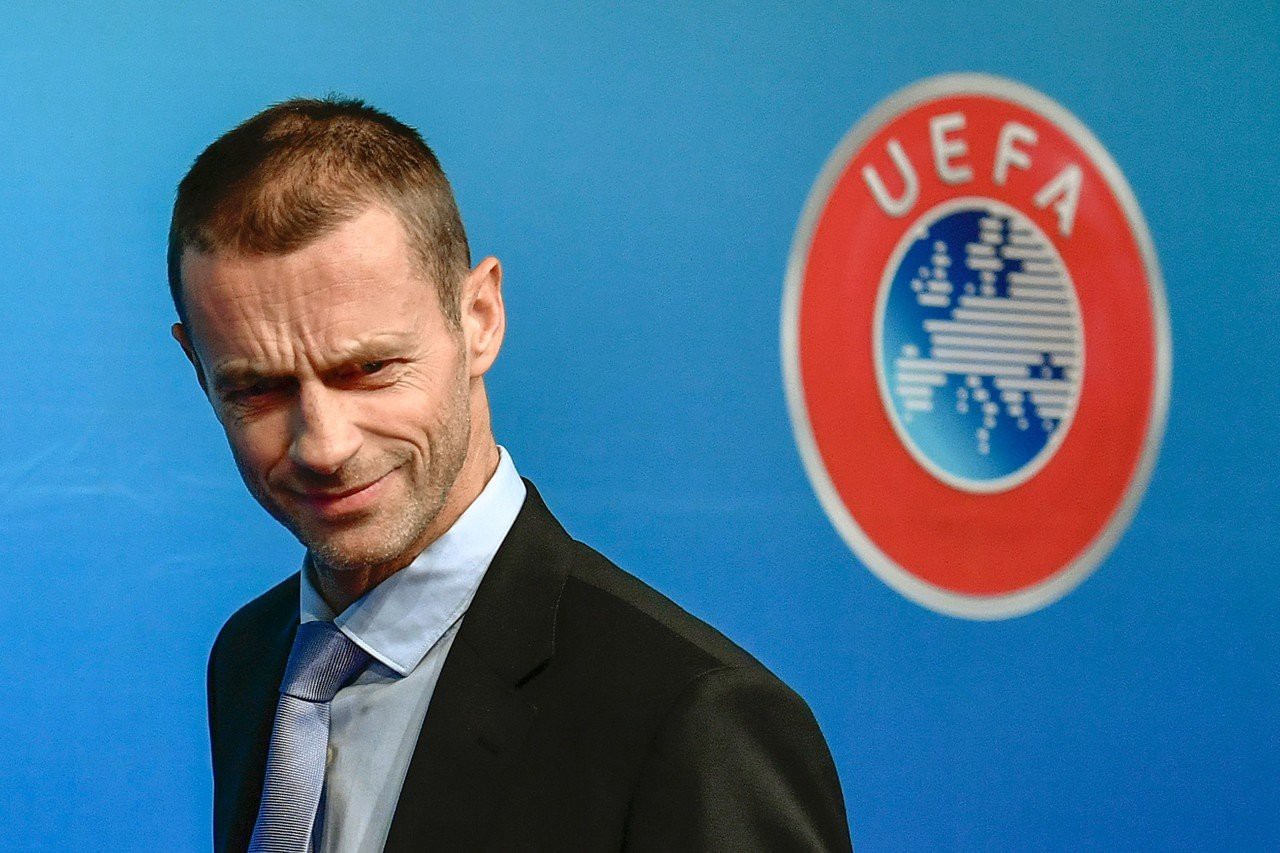 Aleksander Ceferin, presidente da Uefa, vetou mudança na Champions League (Foto: Fabrice Coffrini/AFP)
