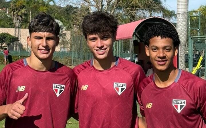 São Paulo tem três jogadores na Seleção Sub-15 (Foto: Reprodução/ São Paulo FC)