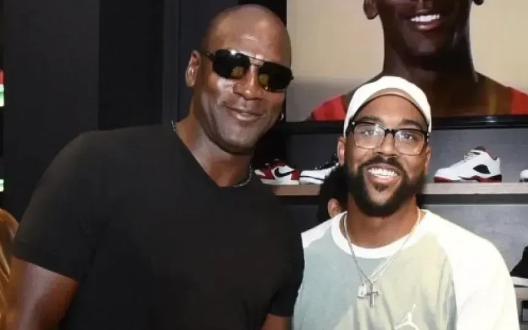 Michael Jordan ao lado do filho mais velho Marcus Jordan (Foto: Reprodução/Instagram)