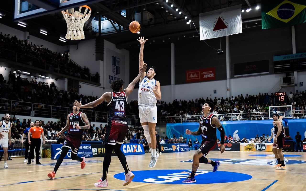 Minas x SESI Franca no Jogo 2 das finais do NBB 24/25. (Foto: Hedgard Moraes/MTC)
