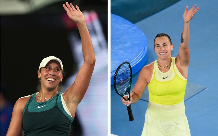 Madison Keys e Aryna Sabalenka farão a final feminina no Australian Open (Fotos: AFP)