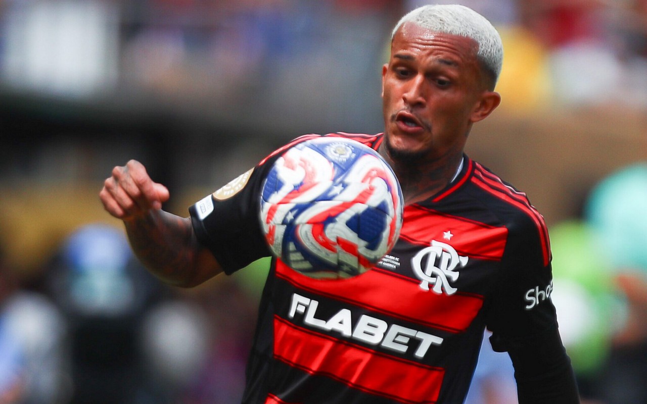 Wesley em partida contra o Chelsea Mundial de Clubes (Foto: Gilvan de Souza/Flamengo)