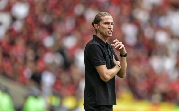 Filipe Luís, técnico do Flamengo. (Foto: Reprodução/ CRF)