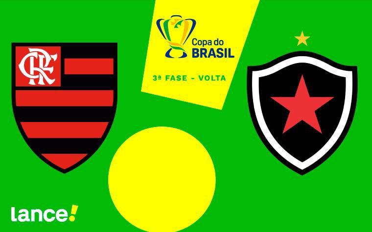 Flamengo x Botafogo-PB (Foto: Arte/Lance!)