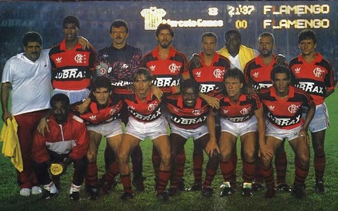 Flamengo e Deportivo Táchira se enfrentam novamente na Libertadores em 2025; Mengão busca manter histórico 100% positivo após vitórias em 1991. (Foto: Flamengo)