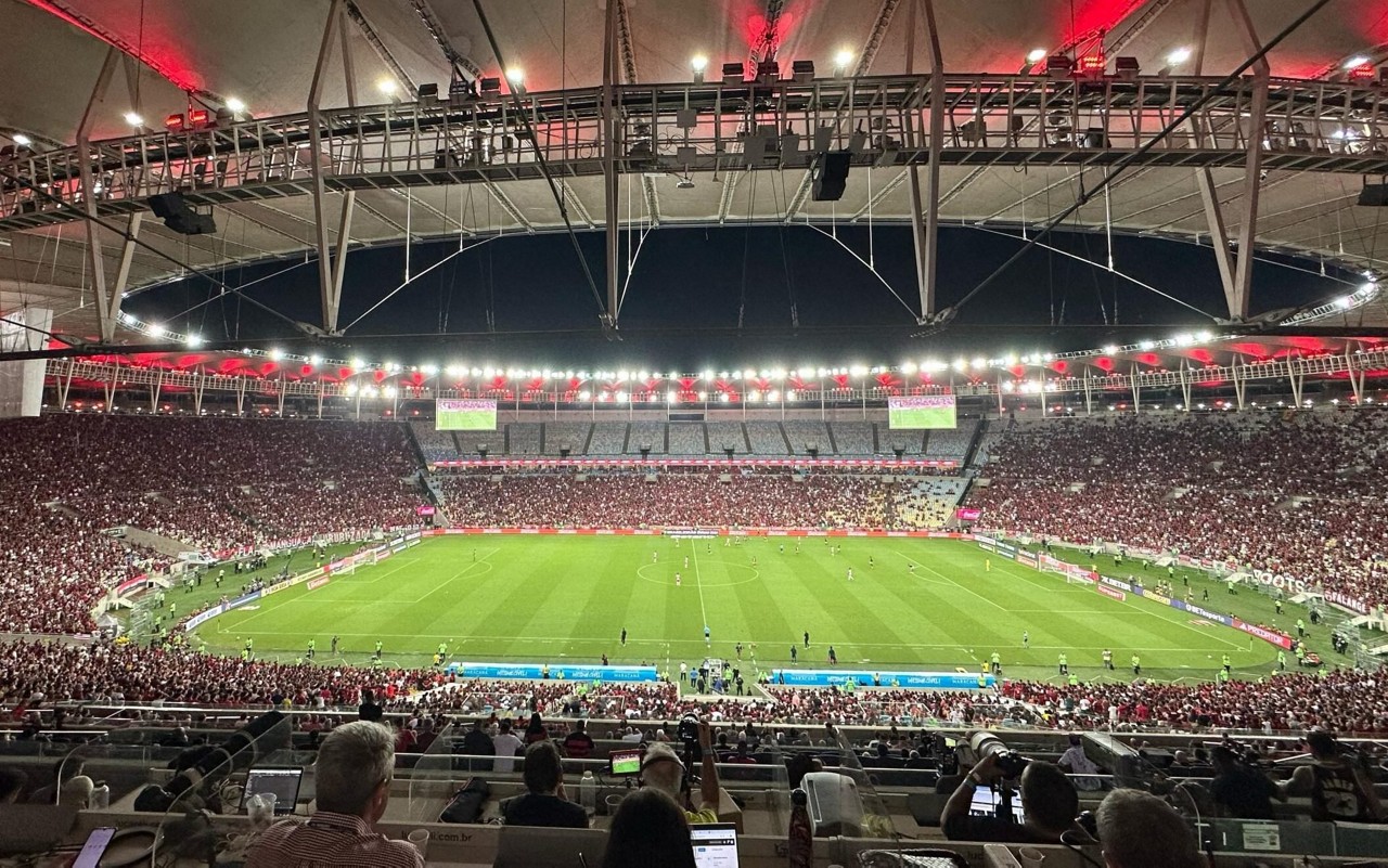 Setor fechado no Maracanã para Flamengo x Internacional (Foto: Lucas Bayer/Lance!)