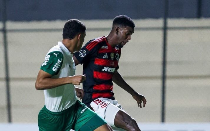 Flamengo bateu o Palmeiras na final da Libertadores Sub-20, nos pênaltis (Foto: Divulgação/Conmebol)