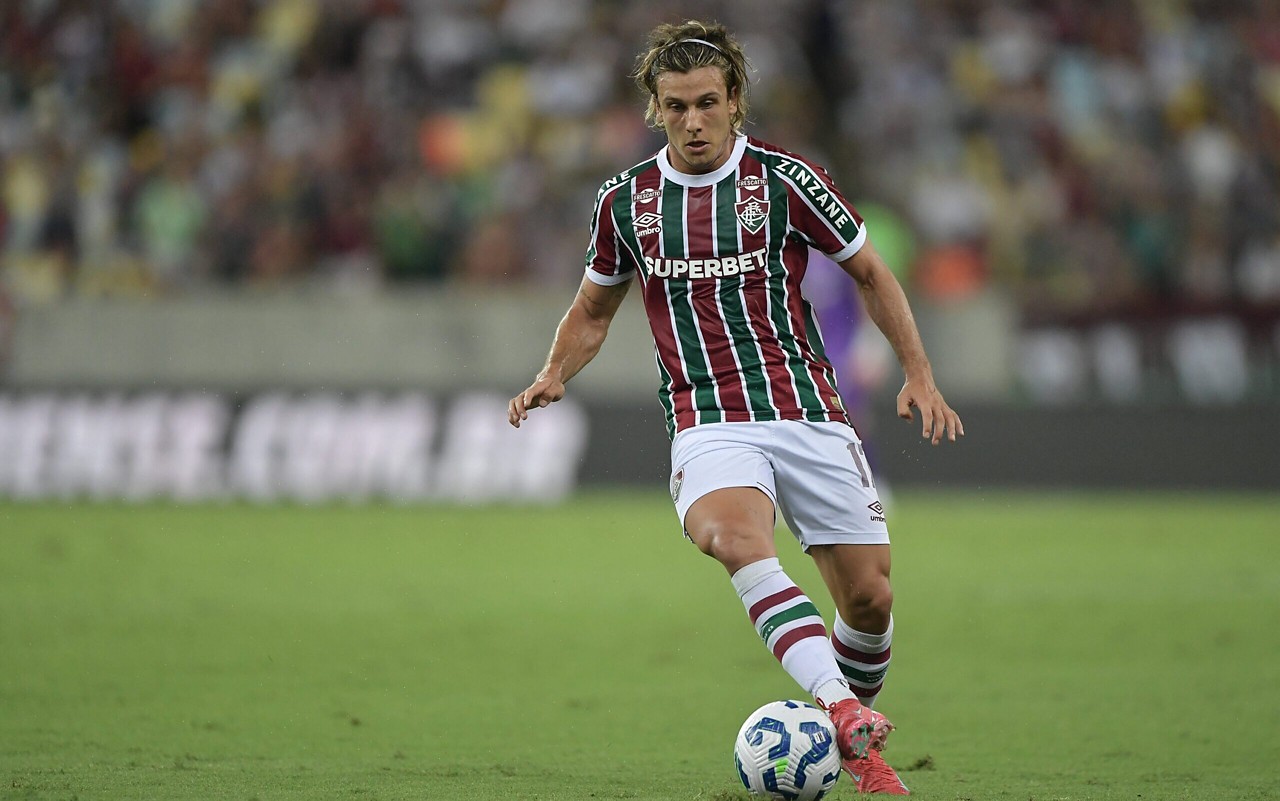 Canobbio em campo pelo Fluminense (Foto: Thiago Ribeiro/AGIF)