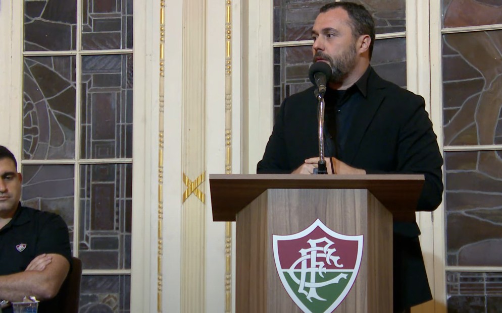 Mário Bittencourt, presidente do Fluminense (Foto: Reprodução / FluTV)