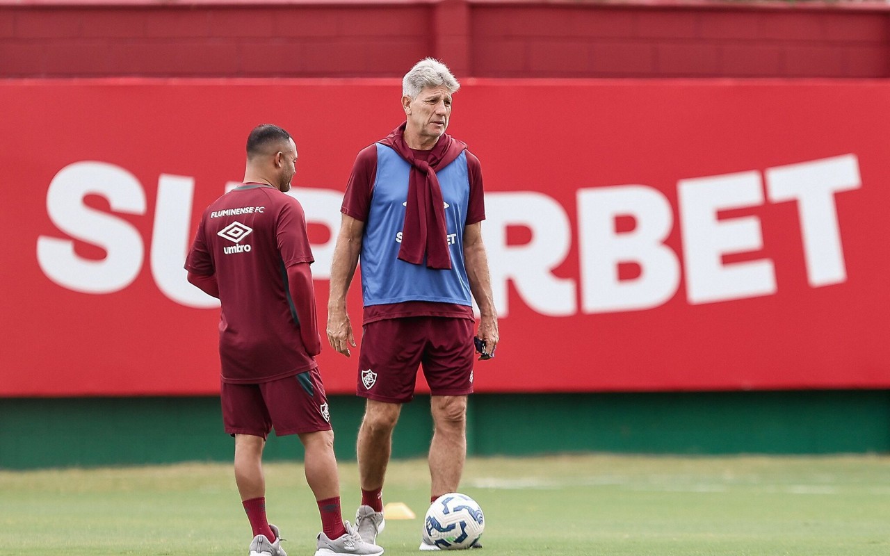 Reanto Gaúcho em treino do Fluminense no CTCC (Foto: Lucas Merçon/FFC)