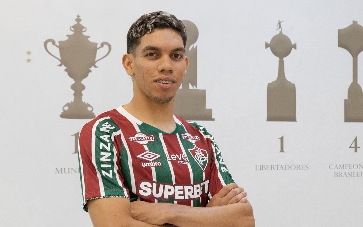 Paulo Baya no CT Carlos Castilho, do Fluminense (Marcelo Gonçalves/FFC)