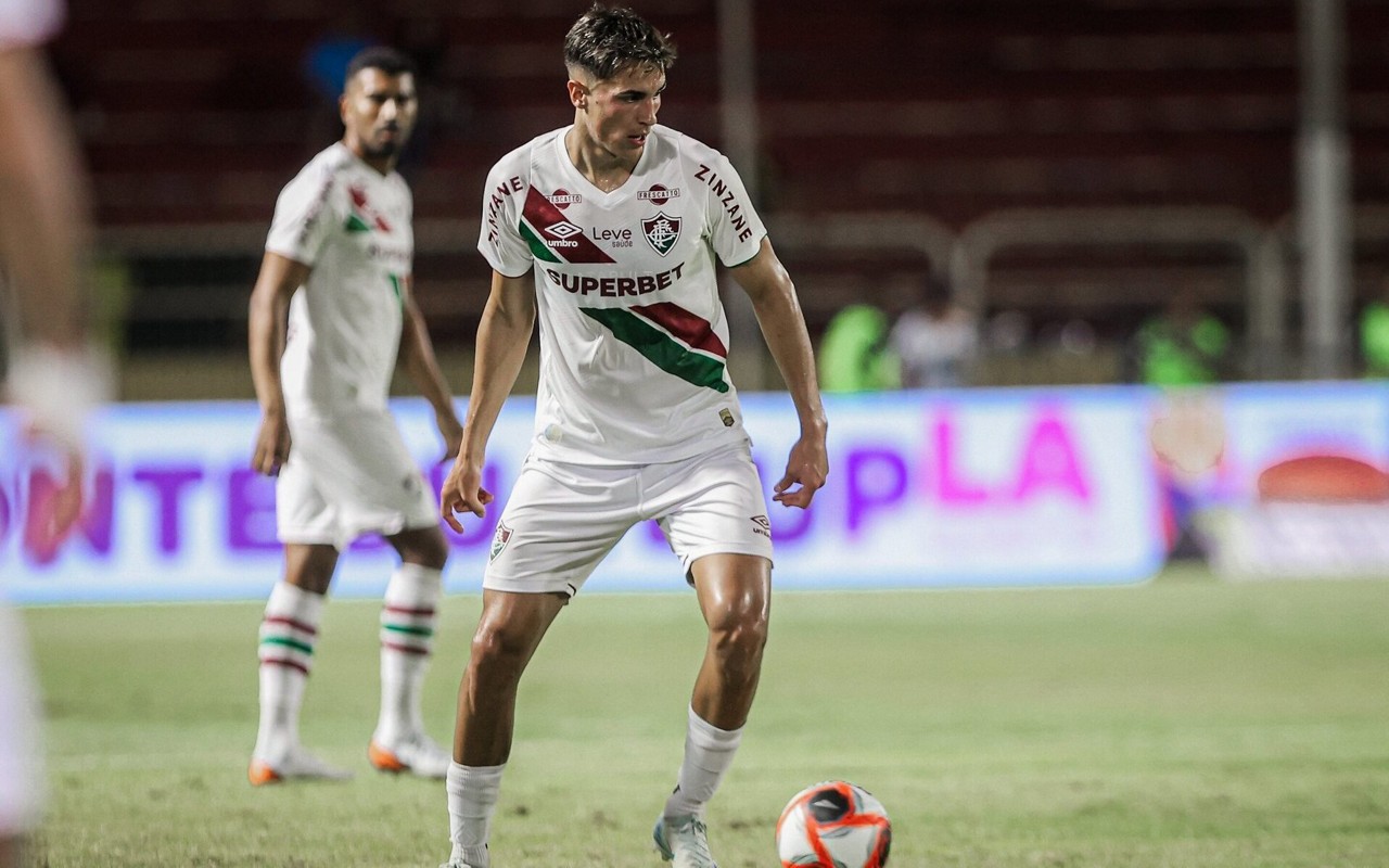 Facundo Bernal em campo pelo Fluminense (Foto: Marina Garcia/FFC)