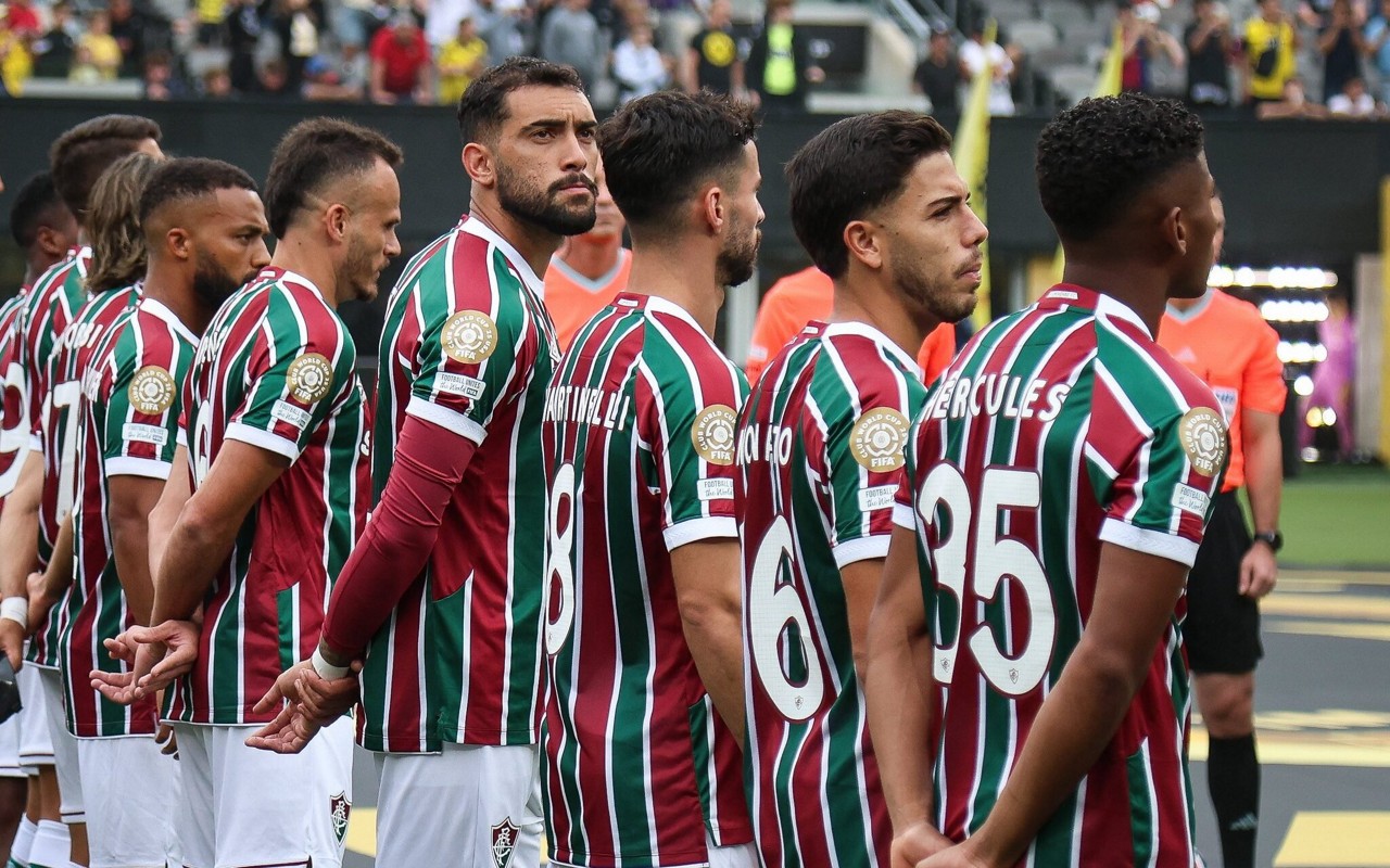 Fluminense estreou no Mundial de Clubes contra o Borussia (Foto: Marcelo Gonçalves/FFC)