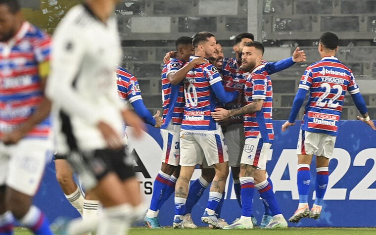 Partida entre Colo-Colo e Fortaleza, no Chile, pela Libertadores de 2022 (Divulgação/Martin Bernetti/AFP)