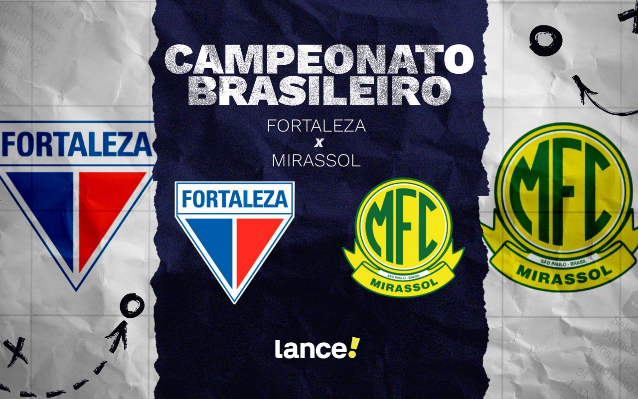 Fortaleza e Mirassol se enfrentam na Arena Castelão (Foto: Arte/Lance!)