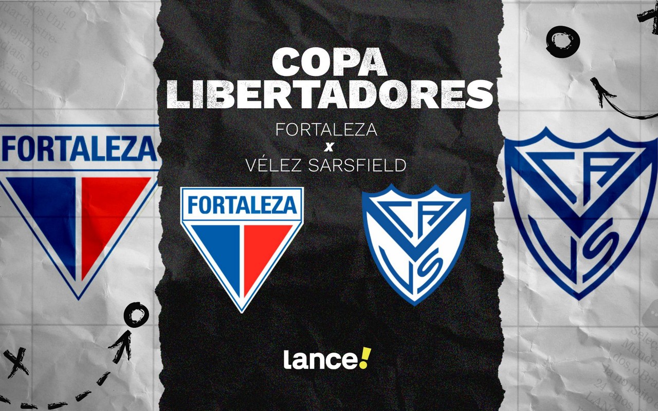 Fortaleza e Vélez Sarsfield se enfrentam na Arena Castelão (Foto: Arte/Lance!)