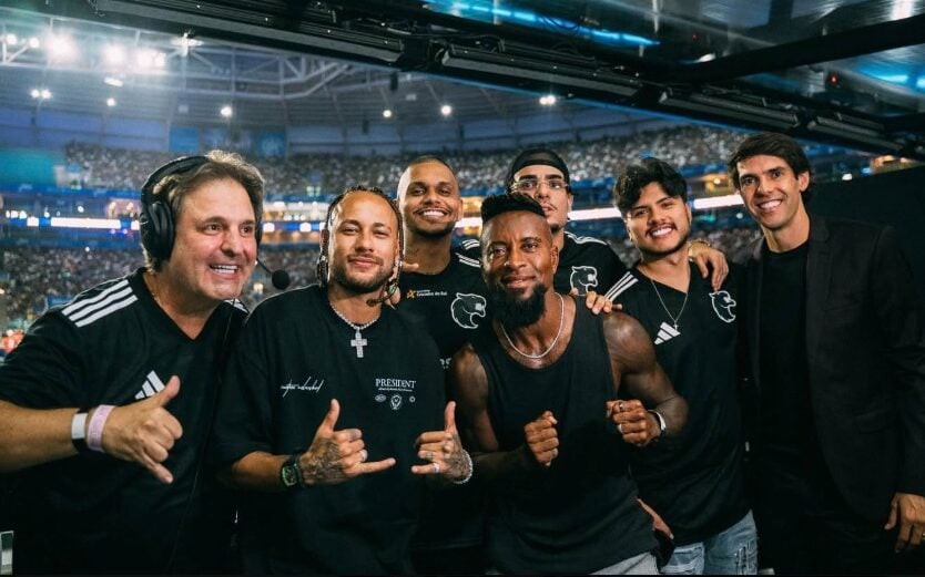 Furia, de Neymar, conquistou a taça da Kings League Brasil (Foto: Reprodução/FURIA)