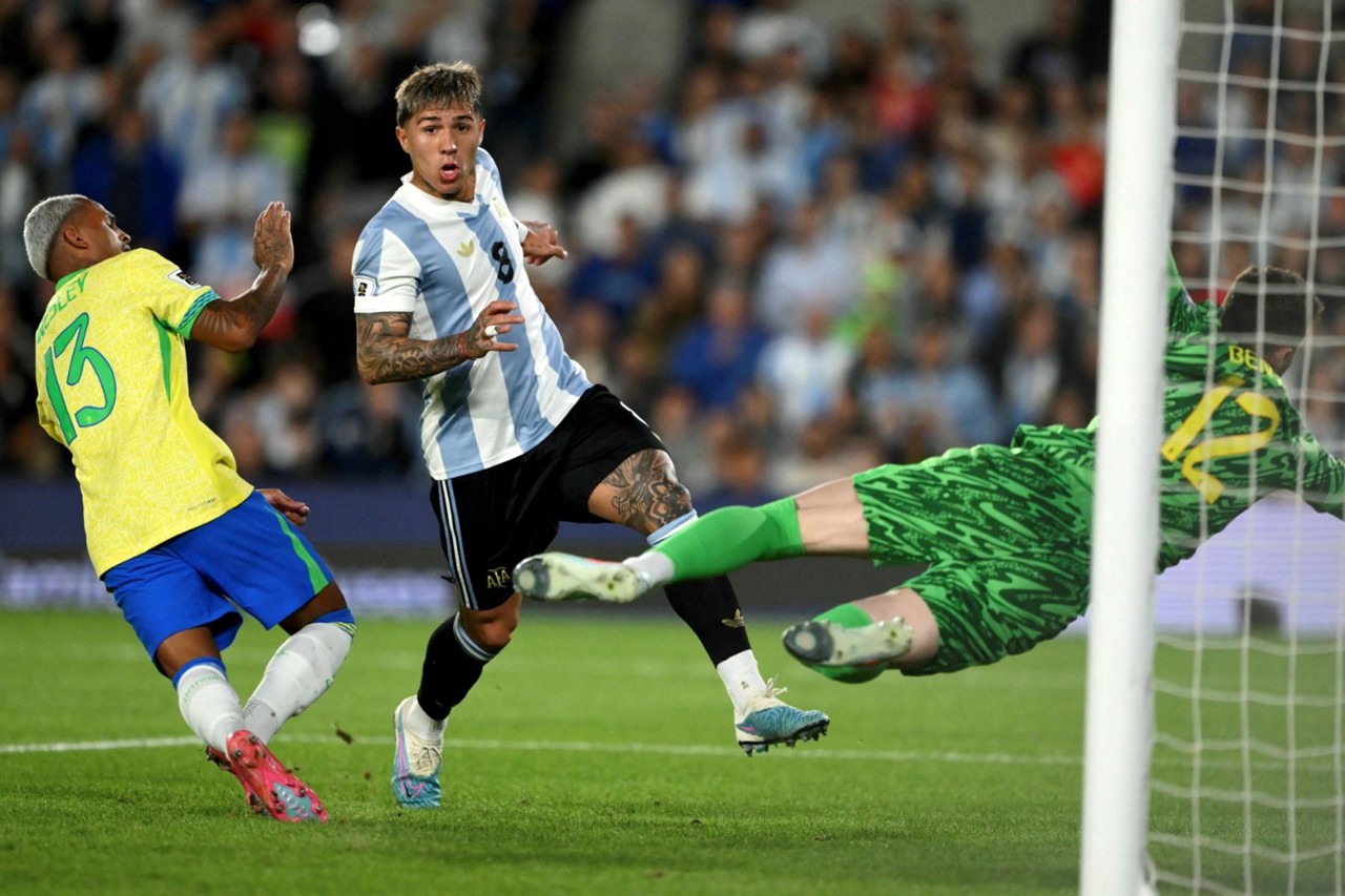 Argentina goleia o Brasil nas Eliminatórias para a Copa de 2026