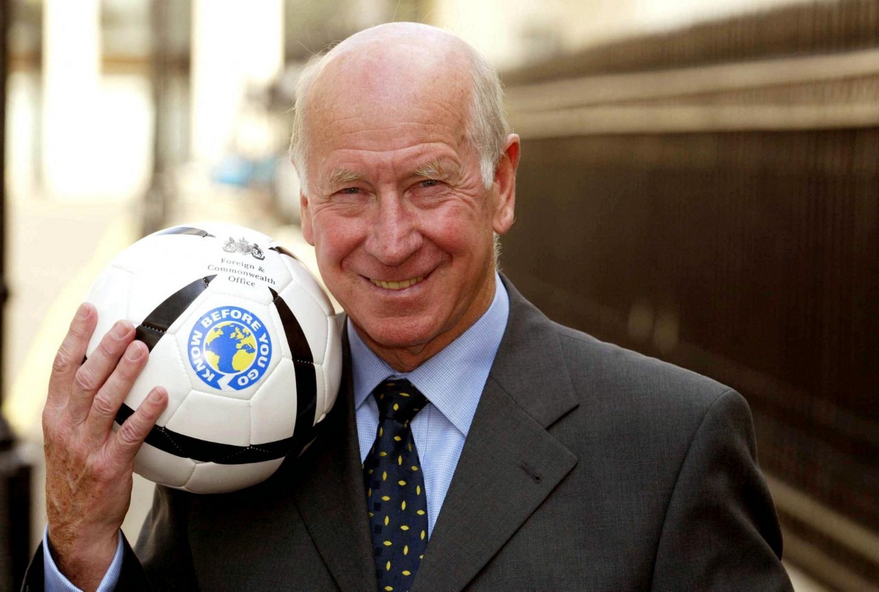 Ex-jogador inglês Bobby Charlton
